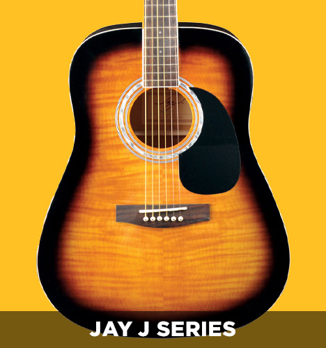 Body of a Jay Turser Jay J Series acoustic guitar